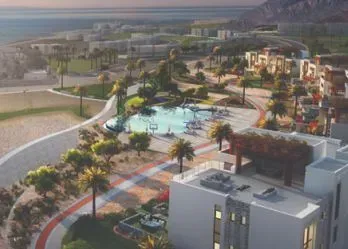 top view of jebel sifah project